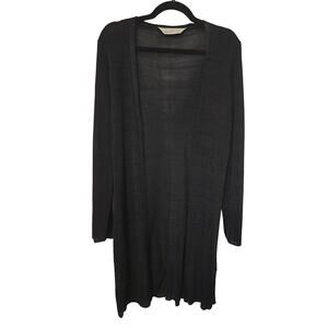 St Michael From Marks & Spenser Black 1 Button Closure Cardigan UK 16/ US 12
